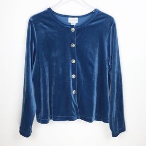Vintage Diane Von Furstenberg Velvet Jacket/Blouse